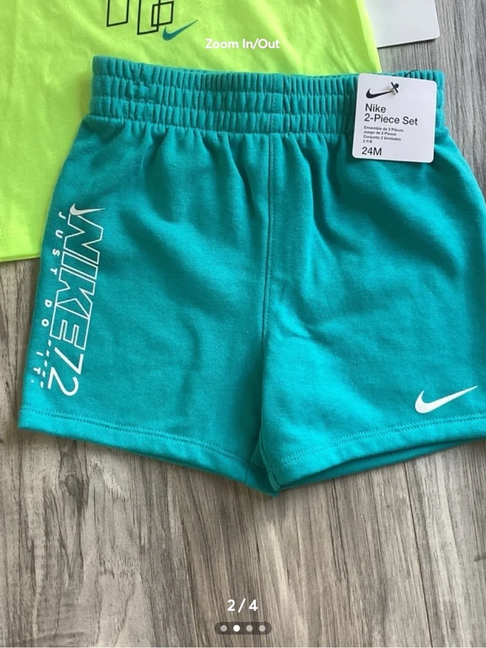 Boys Nike Tee & Shorts Set size 24 months(NWT) ~PRICE FIRM, NO OFFERS~ - Picture 2 of 4